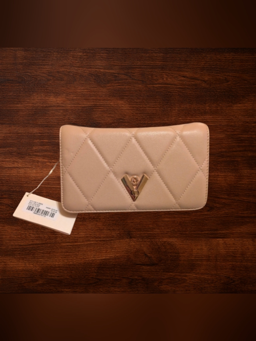 Valentino Orlandi Large Quilted Crossbody Tote - *Vegan* -Cream- NWT - Picture 3 of 6